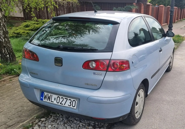 Seat Ibiza cena 2799 przebieg: 262250, rok produkcji 2004 z Warszawa małe 232